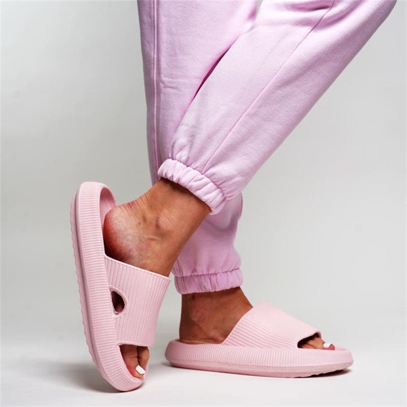 Unisex Beach Slippers Cloud Slides EVA Foam Non Slip Summer Sandals Shoes