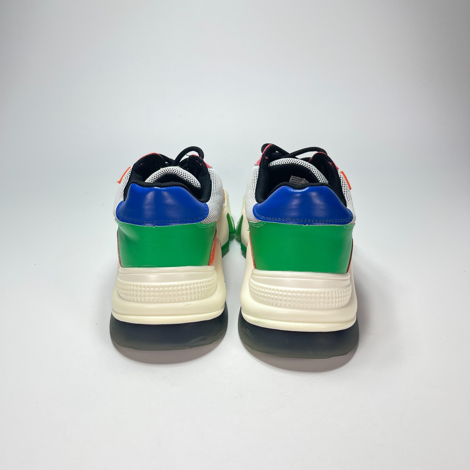 True Religion Green Orange Colorblock Sneakers Street Style Women’s Size 8.5