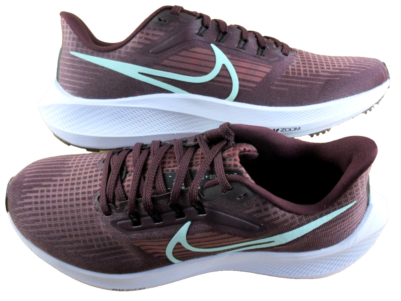 Women’s Nike Air Zoom Pegasus 39 Running Shoes Canyon Rust Purple Mint Size 9