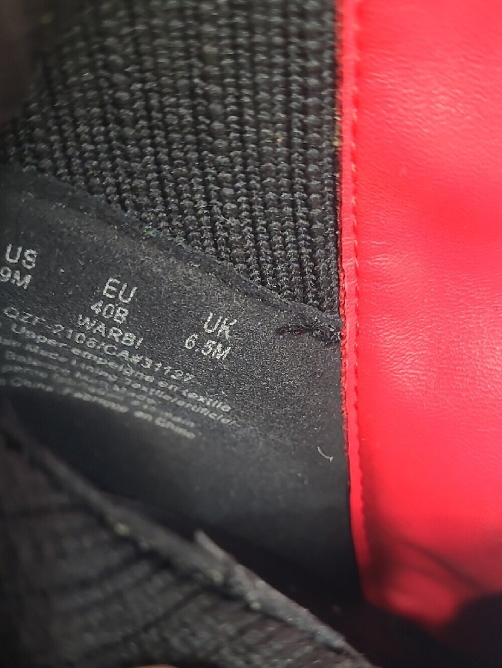 DKNY Black Knit Wedge Sneakers Stretch Sock Boots with Red Zip Trim – Size 9