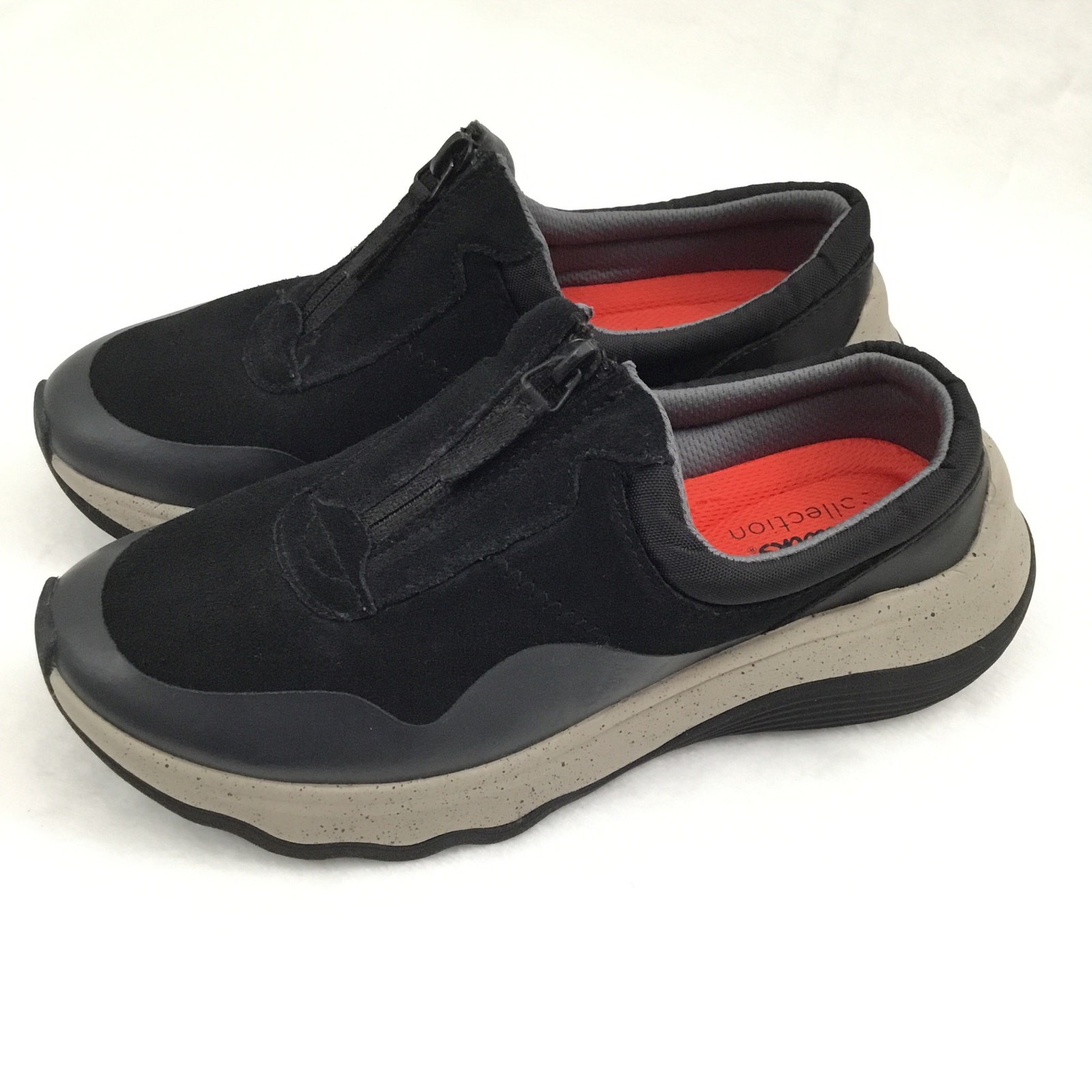 Clarks Jaunt Way Clog Sneaker Black Women’s Sz 5