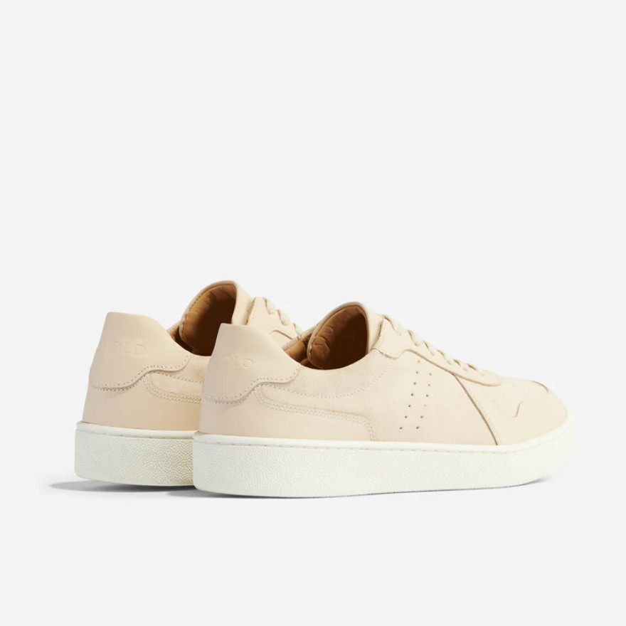 AUTH Nisolo Bria Go-To Court Sneaker Women’s White Leather Comfort Casual Shoes