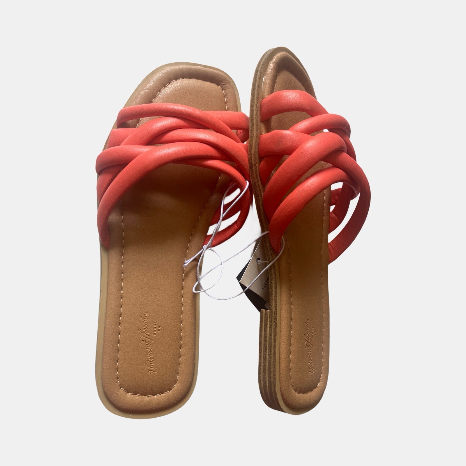 Universal Thread Women’s Rian Slide Sandals Salmon Orange Size 7