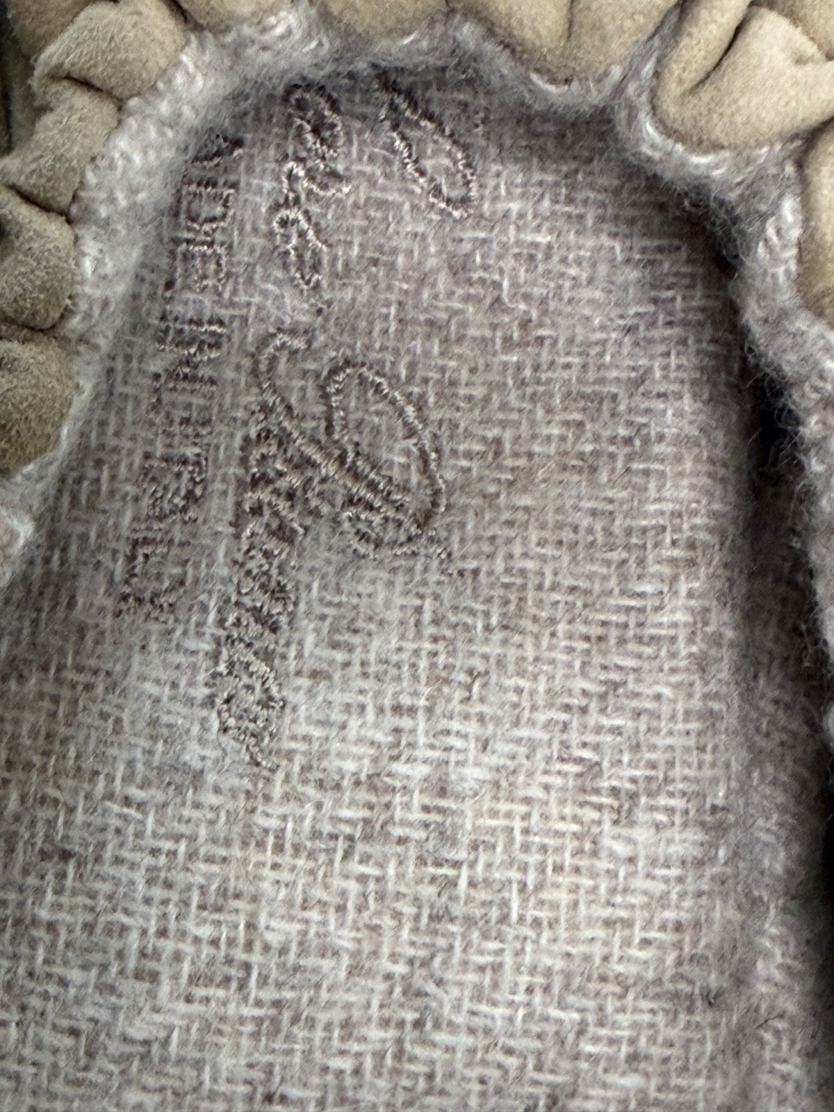 New Loro Piana Suede Ballerina Slippers 100% Cashmere Lined + Travel Pouch 38