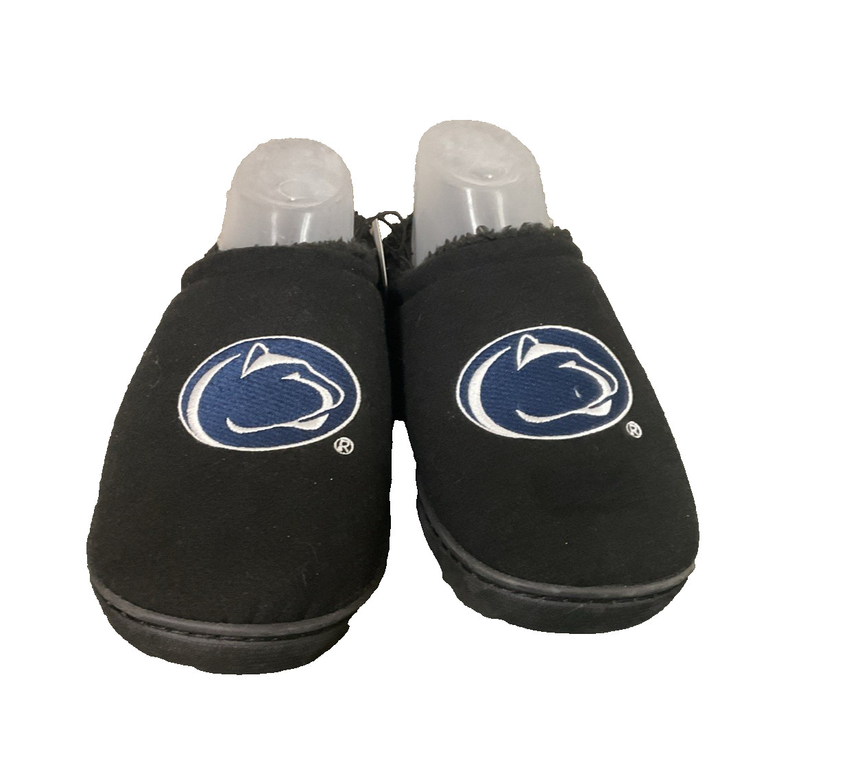 NWT Penn State University Nittany Lions Slippers Sherpa Memory Foam S/M 7/8