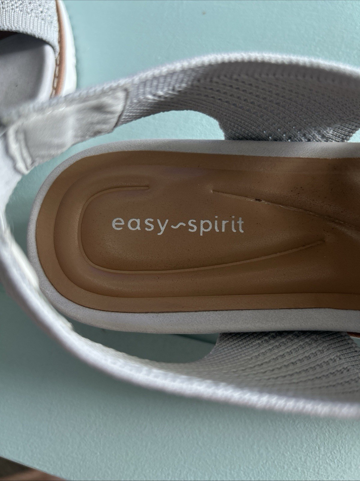 Easy Spirit Women’s Winslow Lightweight Knit Sandals Gray Size 9
