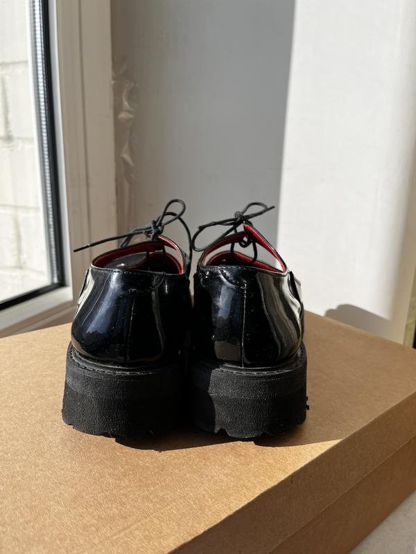 Women TE-SHOES heels red suede 38