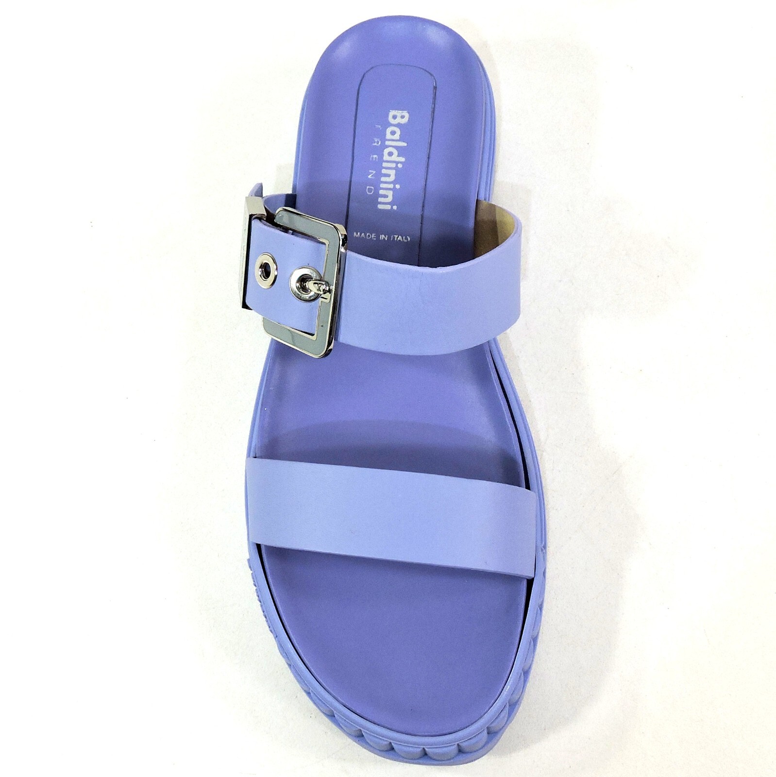 BALDININI 🇮🇹 WOMEN’S BLUE SOFT LEATHER COMFORT SUMMER MULES