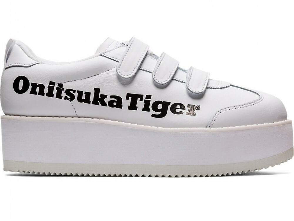 Asics Onitsuka Tiger Women DELEGATION CHUNK W 1182A207 WHITE/BLACK With shoe bag