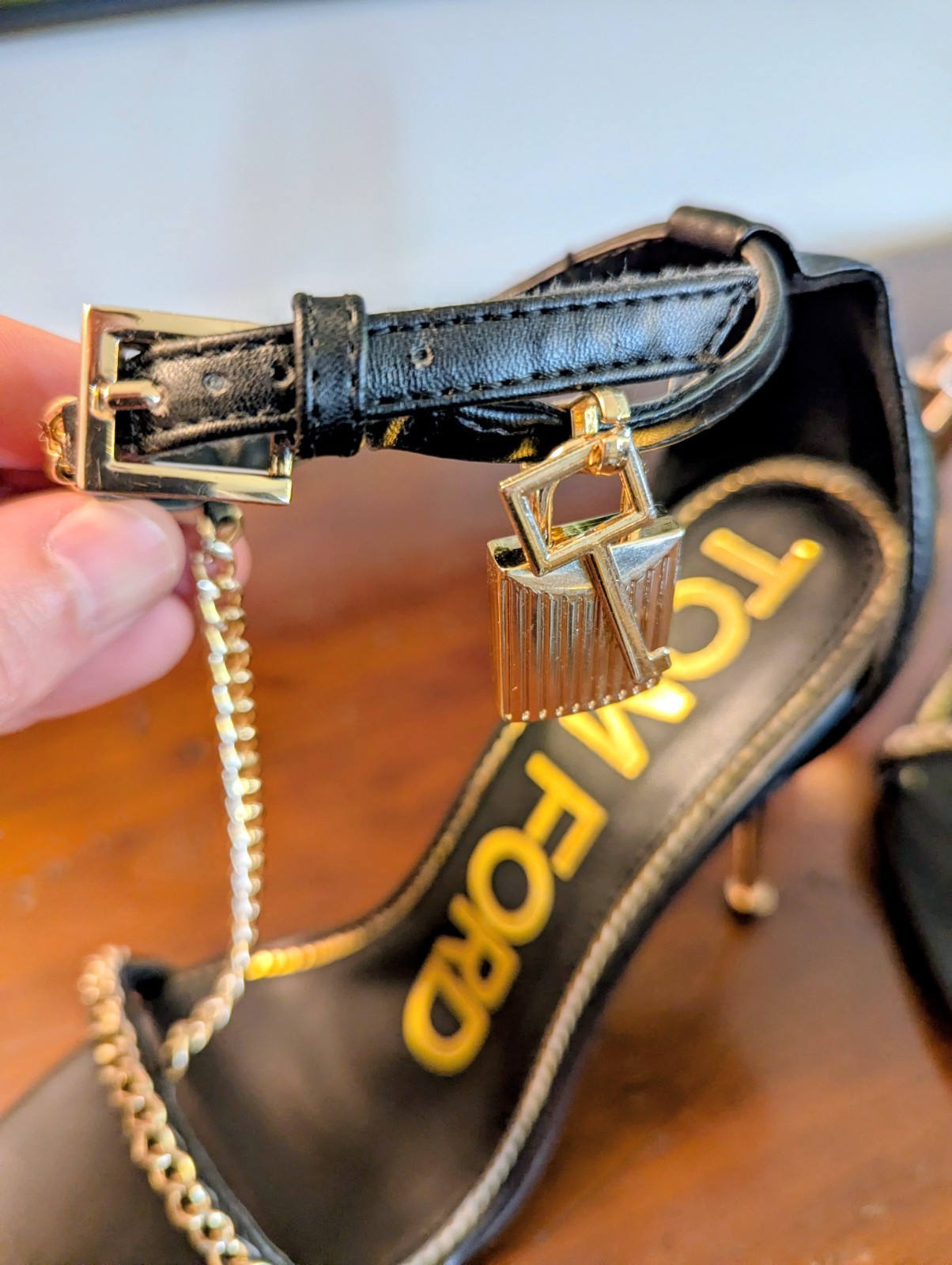 Tom Ford Black Padlock Sandals | EU 37 US 6.5 (maybe not even worn)
