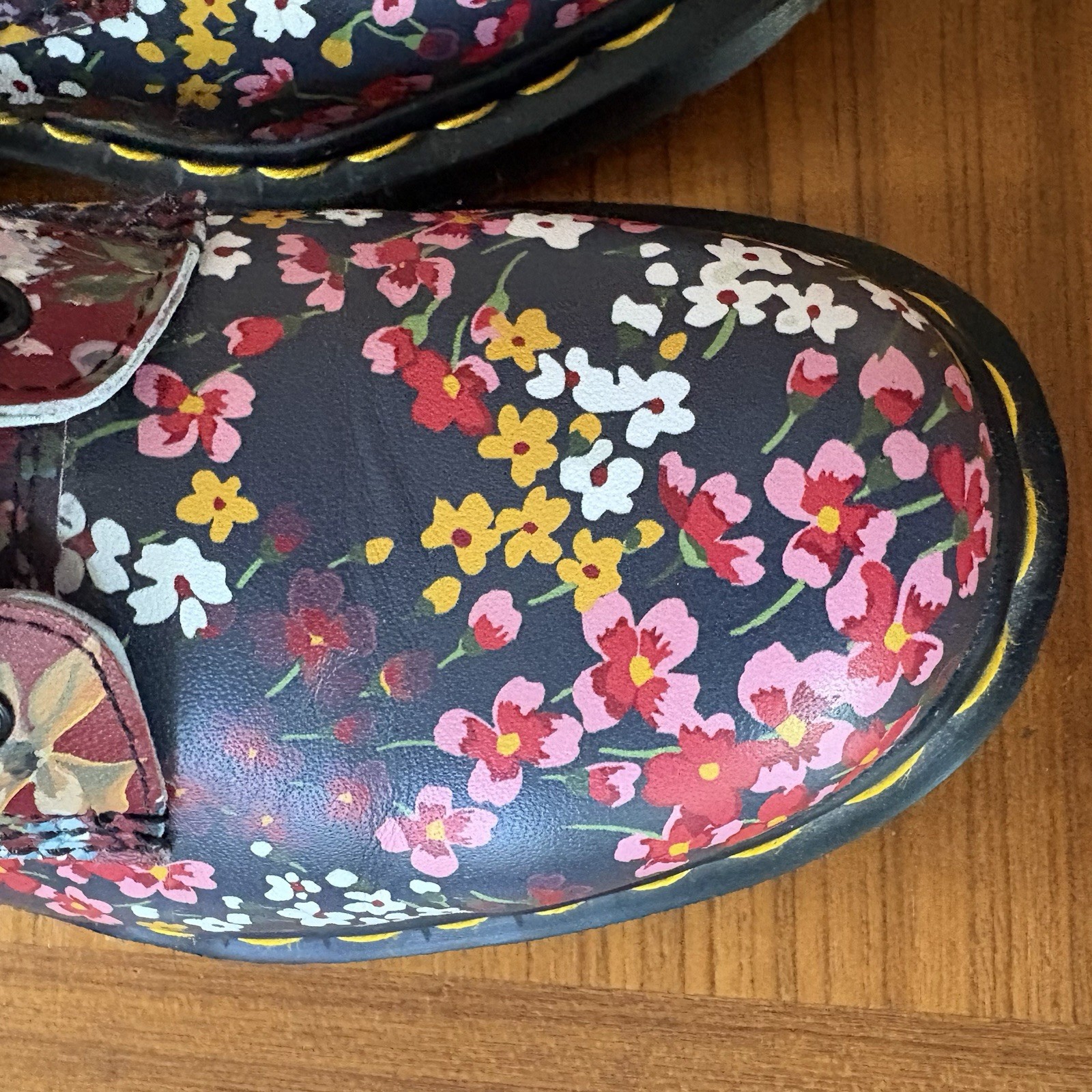 Dr. Martens 1460 Wanderlust Floral Pascal Leather Boots Docs NEW W9