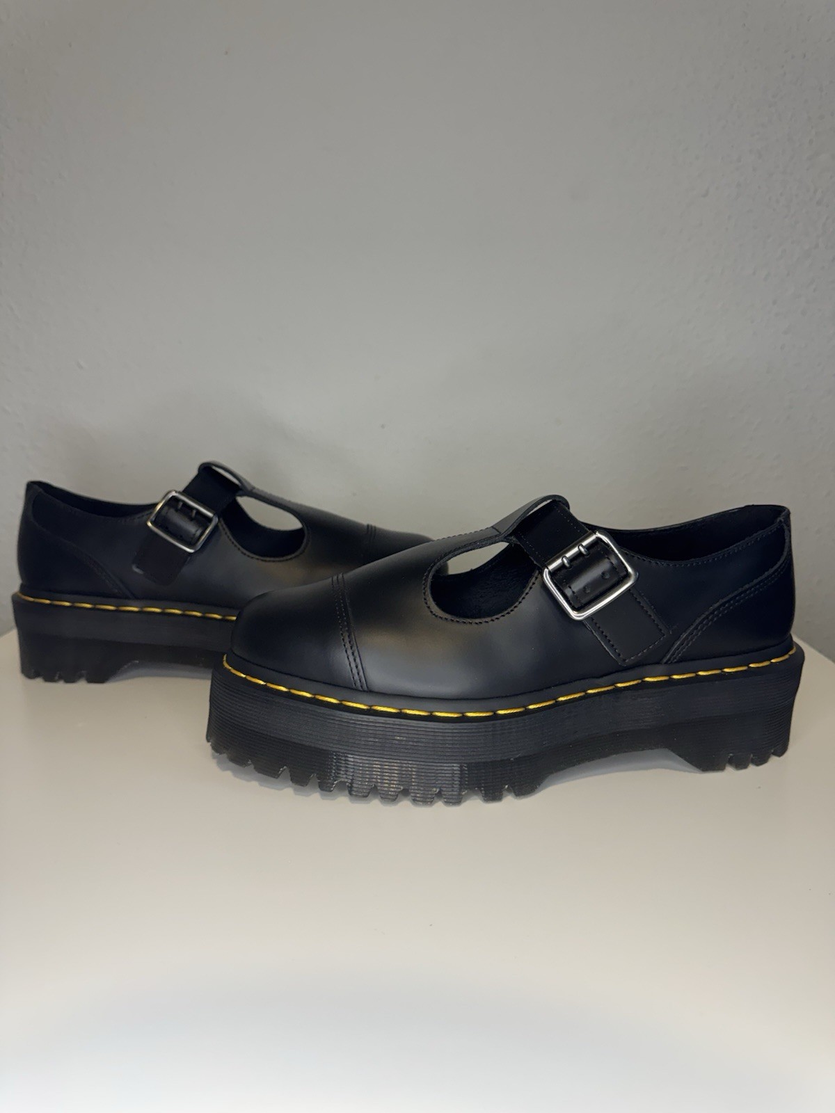 Dr. Martens Bethan Mary Jane Platform Shoes Women’s US 8 UK 6 Black NWOB
