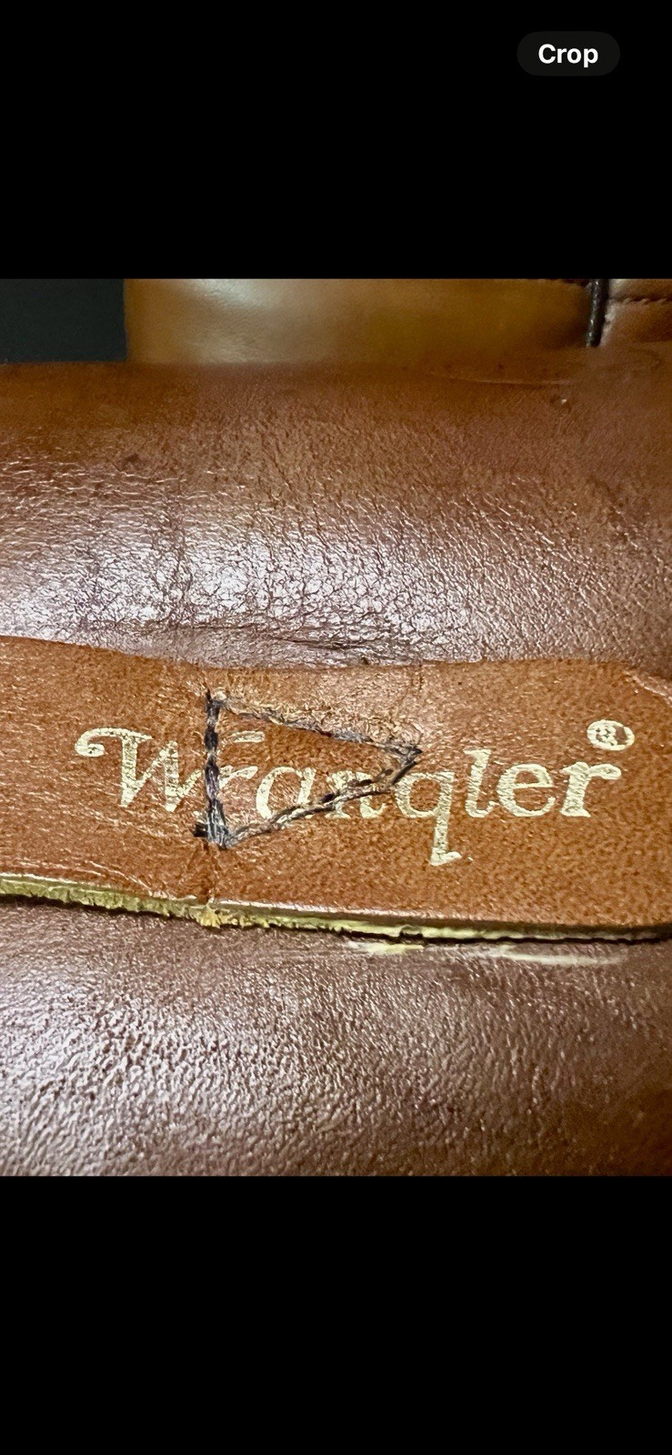Wrangler Vintage Mushroom Campus Boots Women’s 8 RARE Gold Lettering USA 🍄