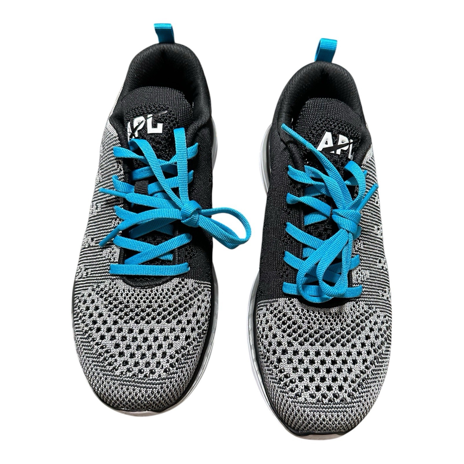 APL texhloom pro w 0819XC Silver And Black Women’s Running Shoes 8.5 NWOB