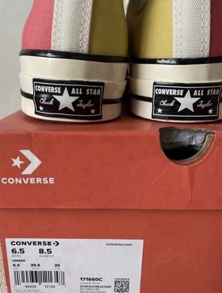 Converse Multicolor Hybrid Chuck 70 HighSneakers Women’s 8.5/men’s 6.5