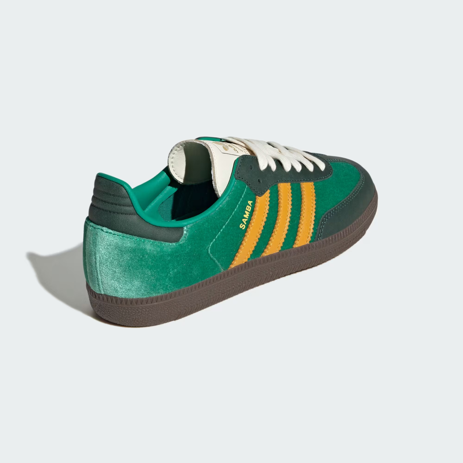 Adidas Originals Women’s Green Yellow Samba OG Shoes JI2681