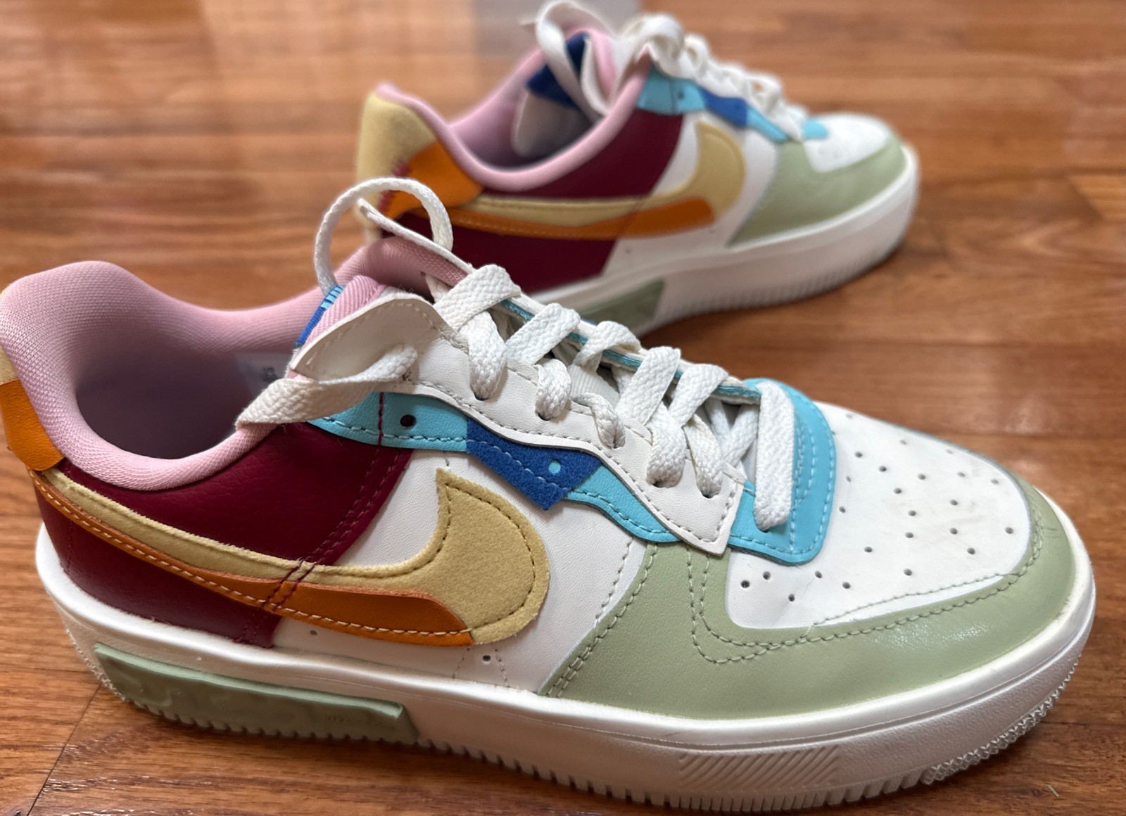 Nike Air Force 1 Fontanka St Petersburg Raves Sail Multi DO6719-100 Women’s 7.5
