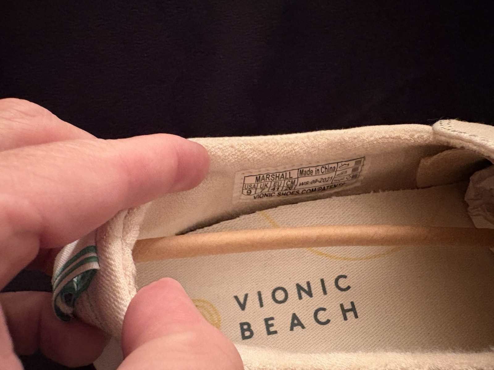 VIONIC White beach Slip On Shoes Size 9M
