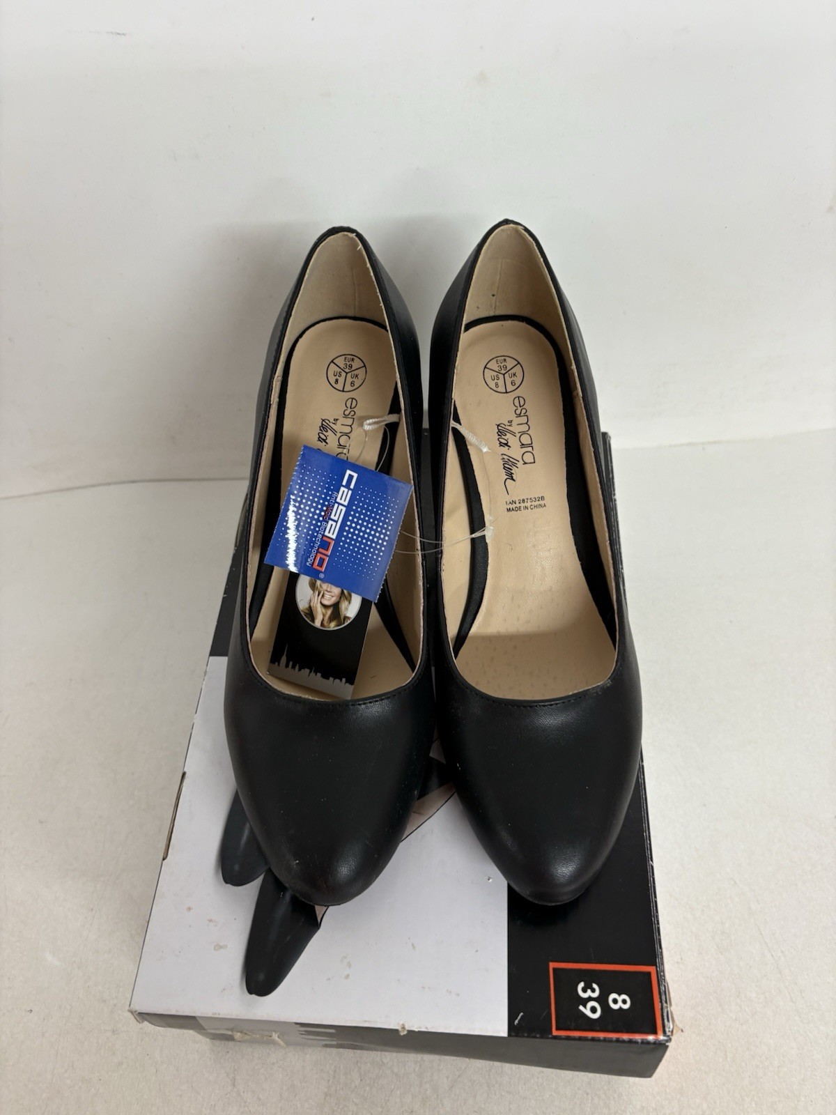 Esmara by Heidi Klum Ian Style High Heel Pumps Shoes Black Size EU39 US8 “New”