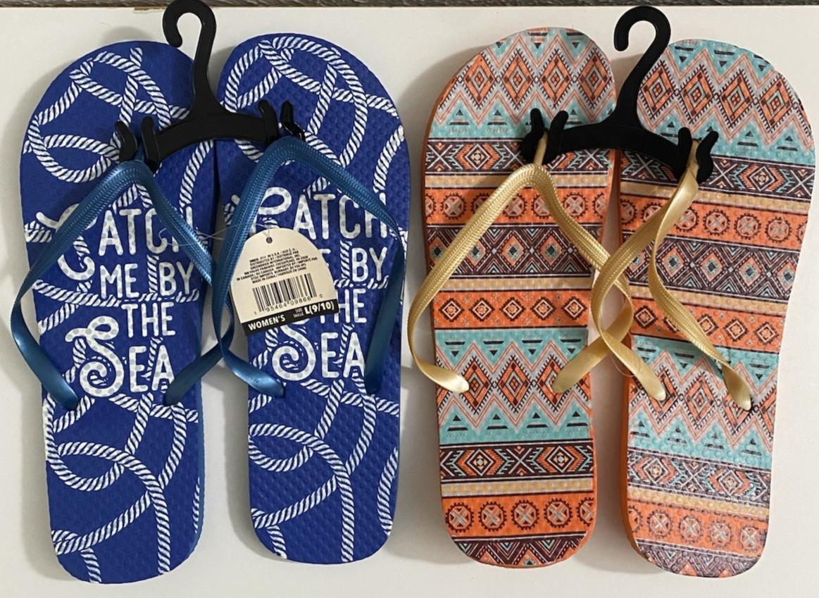 Juncture Women’s Flip Flops Size Large 9/10 READ DESCRIPTION