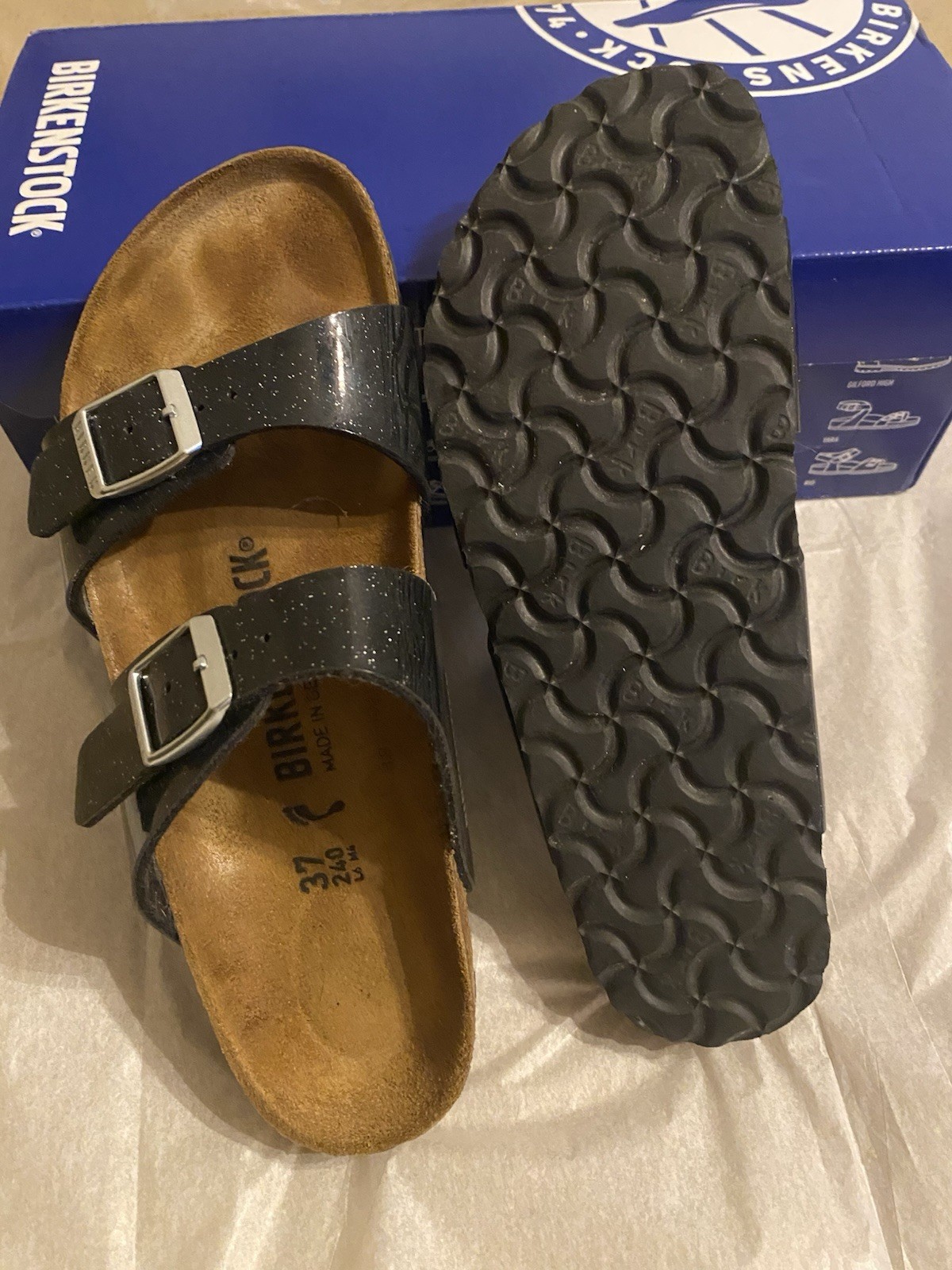 Birkenstock Sydney Magic Galaxy Black 37 US 6