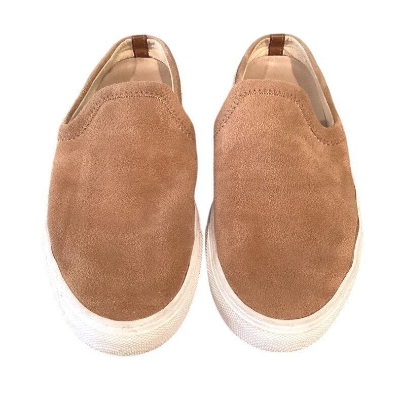 Jenni Kayne Slip On Suede Mules Sneakers Tan Honey Brown – Size 38 / US 8