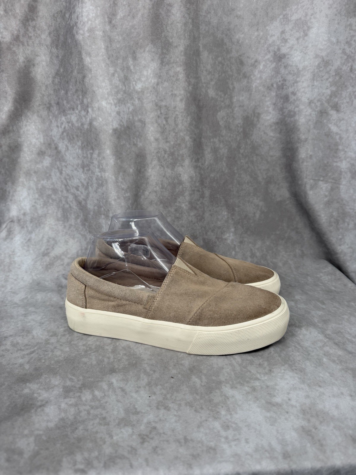 Toms Women Fenix Alpargata Platform Slip-On Sneaker Canvas Womens size 8-1/2