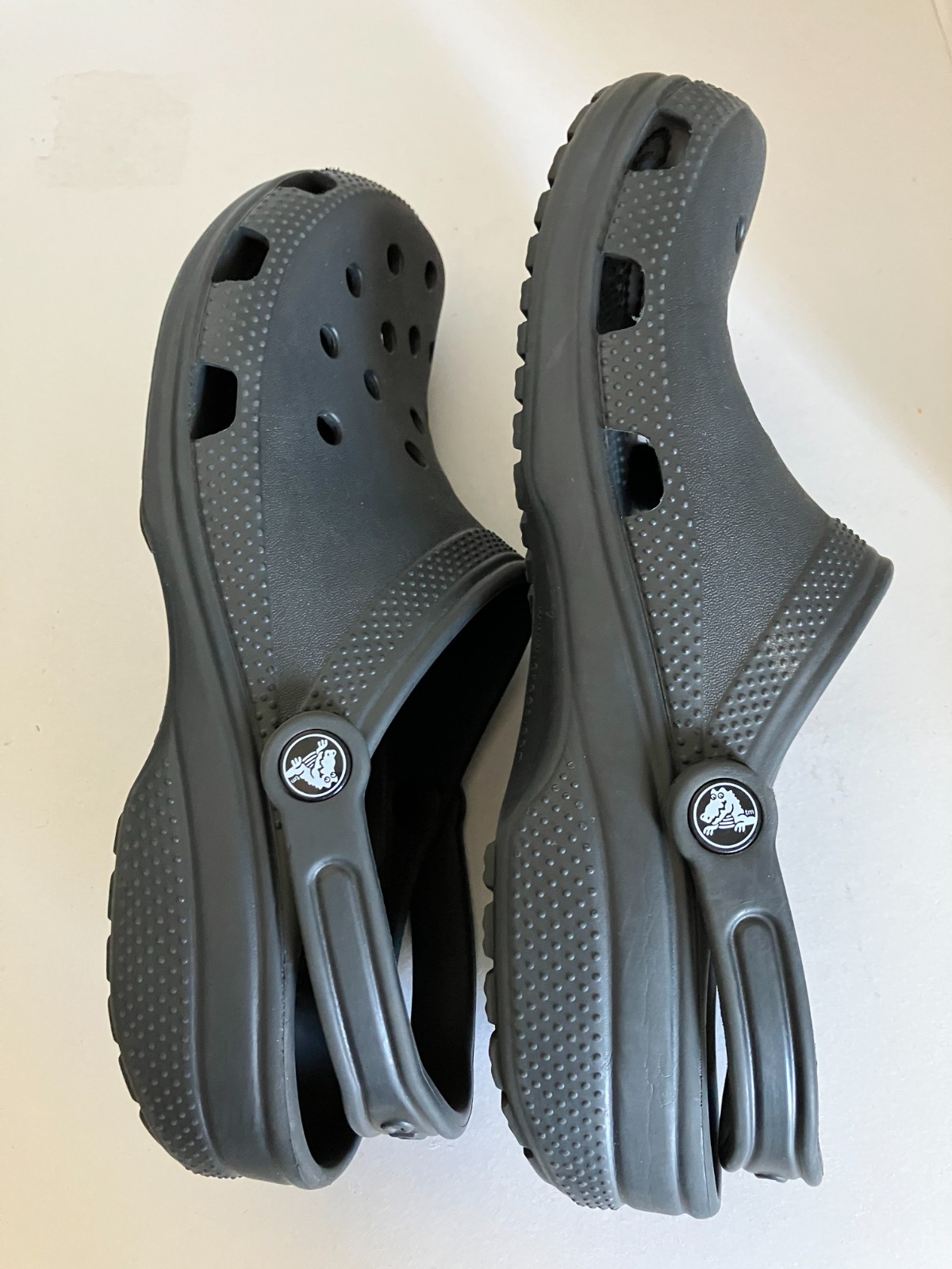 Crocs Bayaband Slip On Clogs Unisex Comfort W 10 M 8 Gray/Green