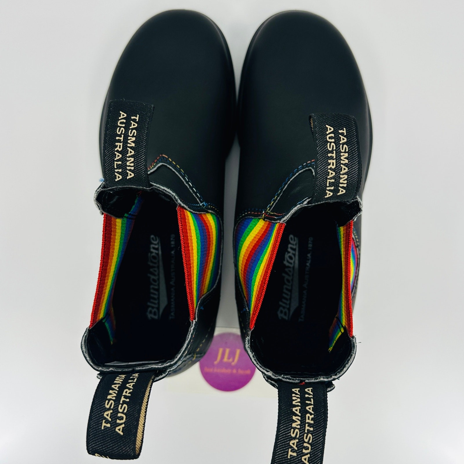 Blundstone 2105 Rainbow Black Leather Chelsea Boots Size 4.5 UK/ 7.5 US Women’s