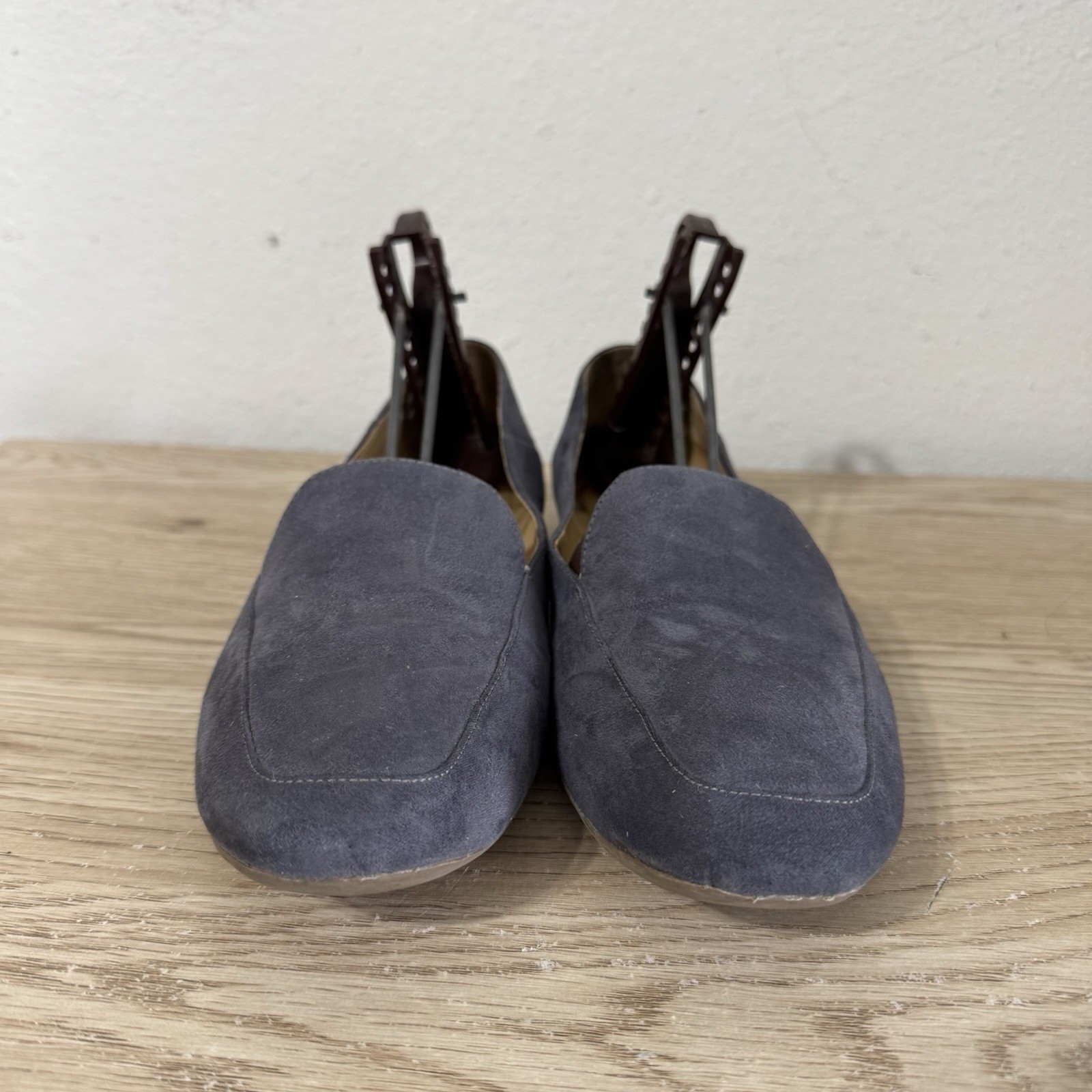 Naturalizer Blue Kate Fabric Suede Look Loafers Womens Size 10 M Slip On Comfy
