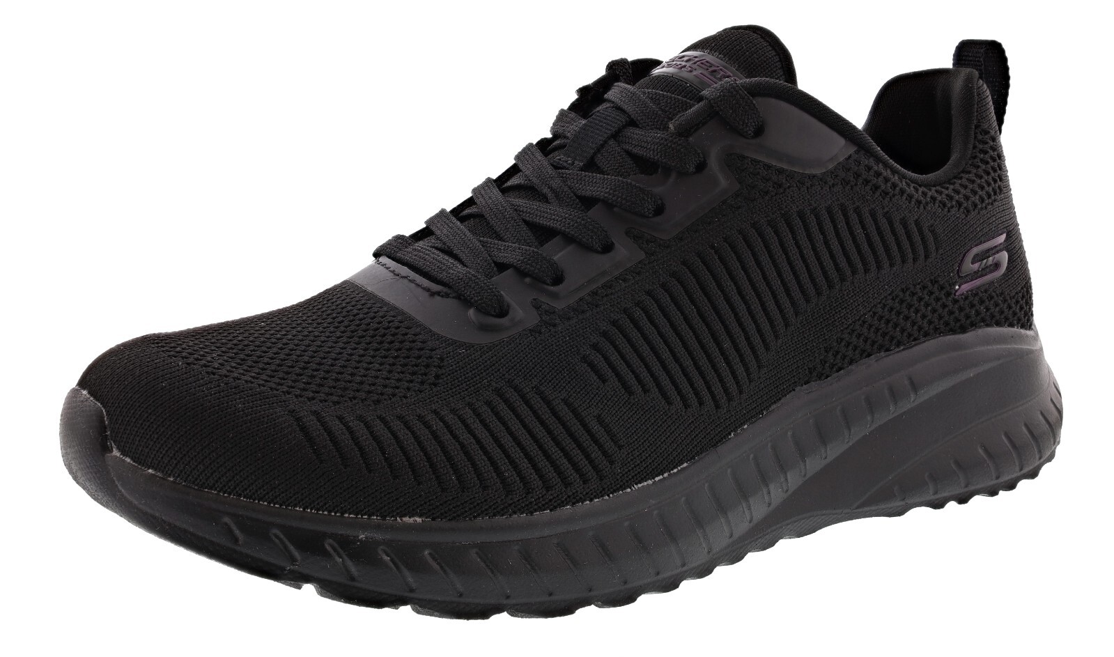 SKECHERS WOMEN’S BOBS SQUAD CHAO – FACE OFF 117209BBK WIDE WIDTH WALKING SHOES
