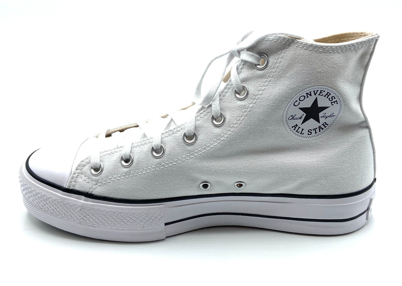 Converse Chuck Taylor All Star Lift Hightop White Black Womens Shoes 560846C 11M