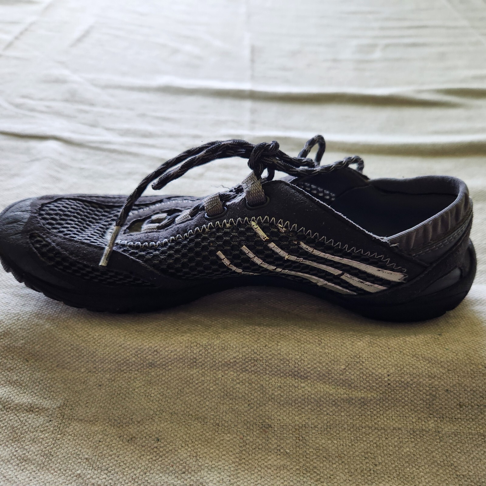 Merrell Pace Glove Barefoot Zero Drop Vibram Shoe Womens US 6 UK 3.5 EU 36 Black