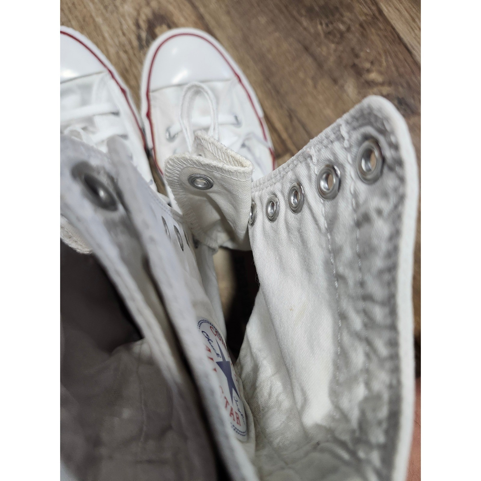 Vtg Converse Chuck Taylor All Star X-Hi Fold Down Sneaker Boot Y2K men 6 women 8