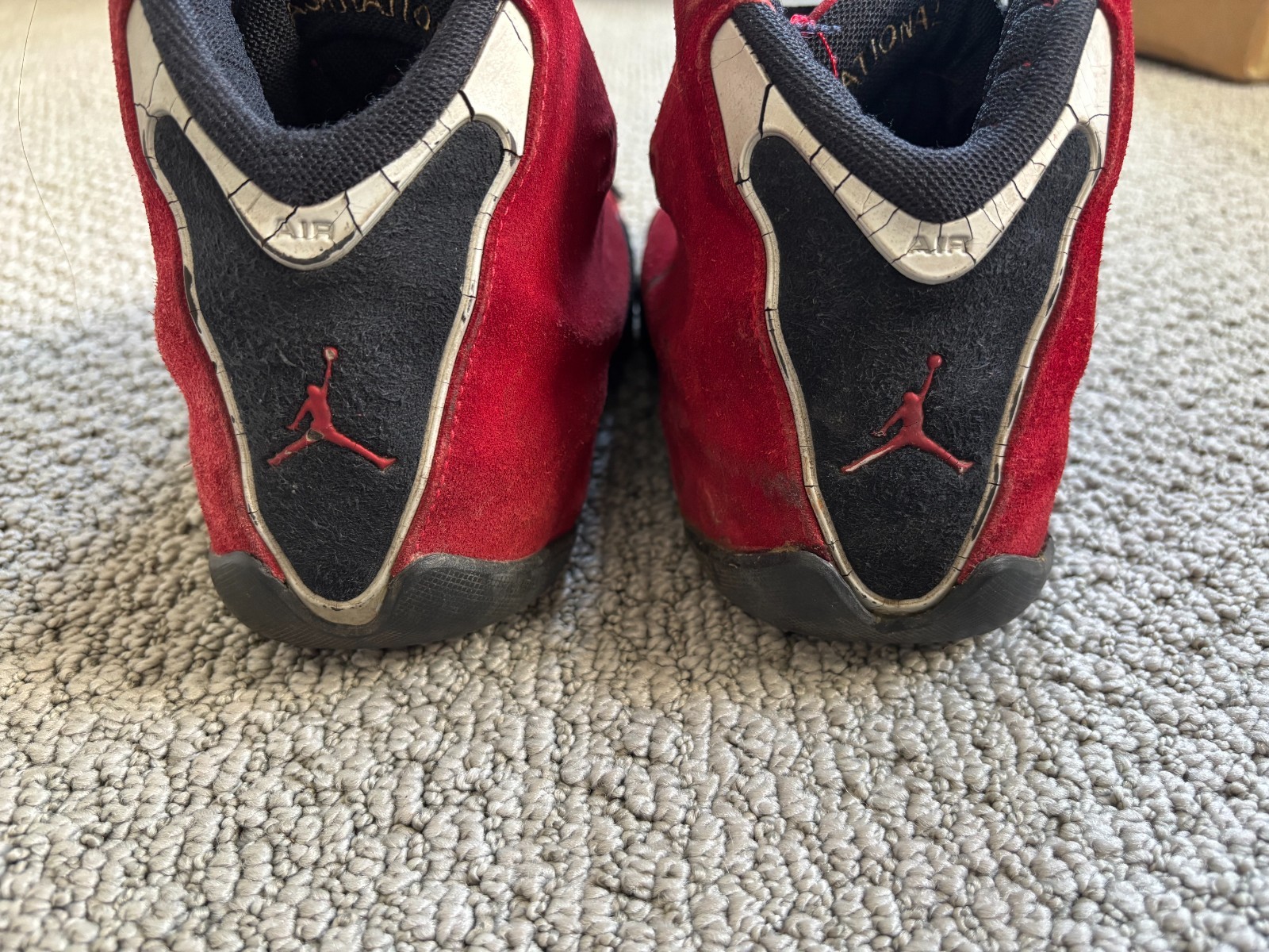 Nike Air Jordan XXI 21 OG Red Suede Basketball Shoes Men’s Size 10 Rare