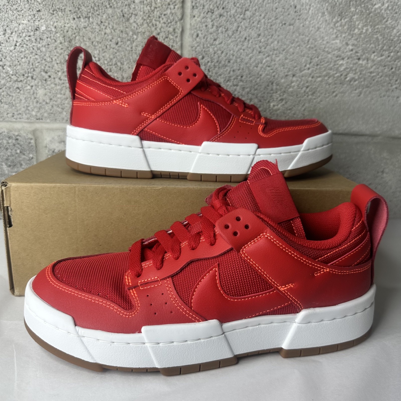 Nike Dunk Low Disrupt University Red WOMEN’S Sz 8 CK6654-600