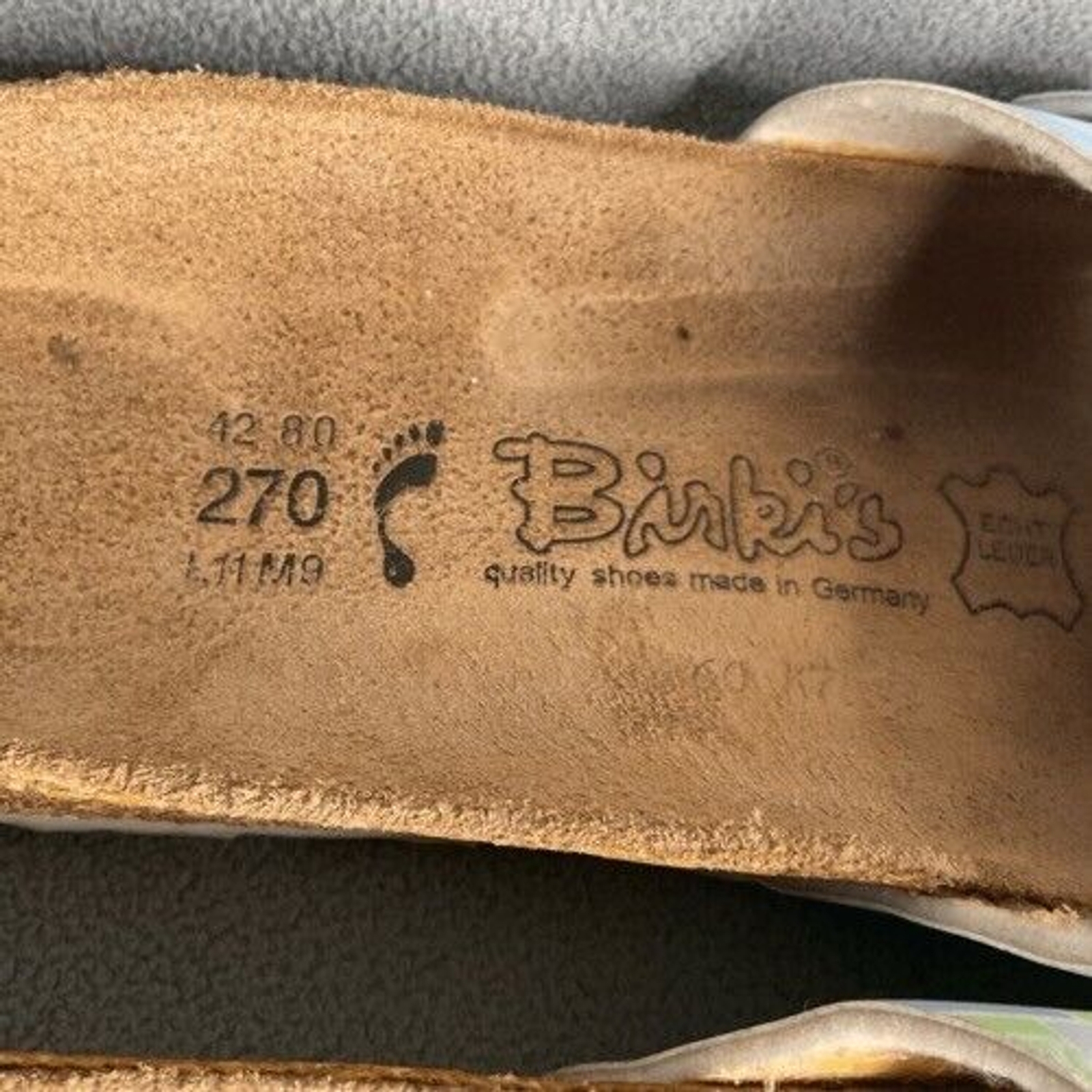 Birkenstock Birki’s Squares Slides Sandals Unisex Adults Size Mens9 / Womens11