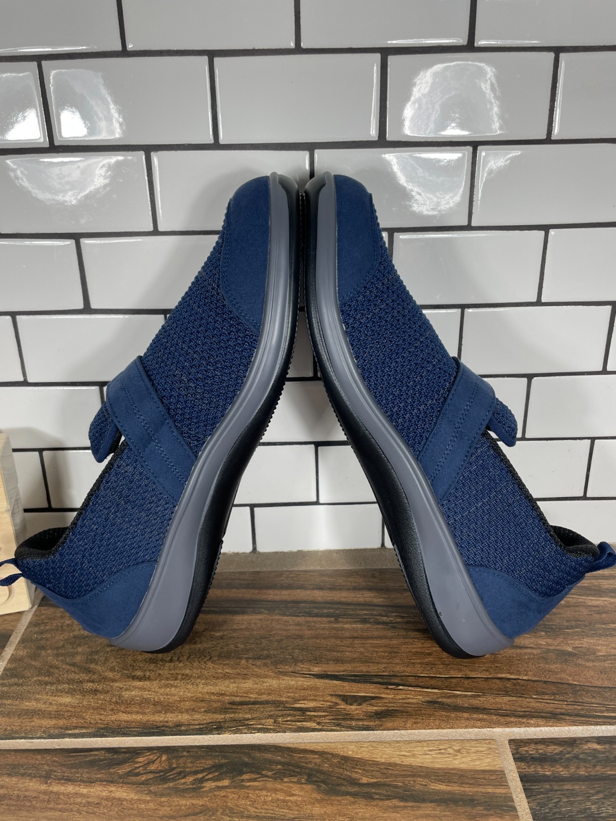 Orthofeet Quincy Shoes Womens Size 12 Blue Pain Relief Orthopedic Walking Loafer