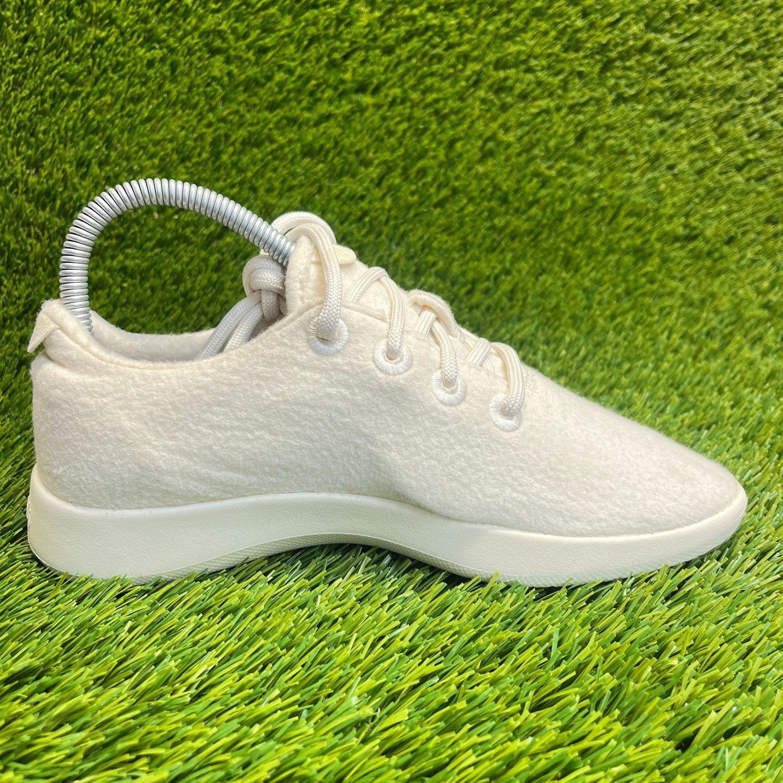 Allbirds Wool Runners Natural White Womens Size 7 Casual Walking Shoes Sneakers
