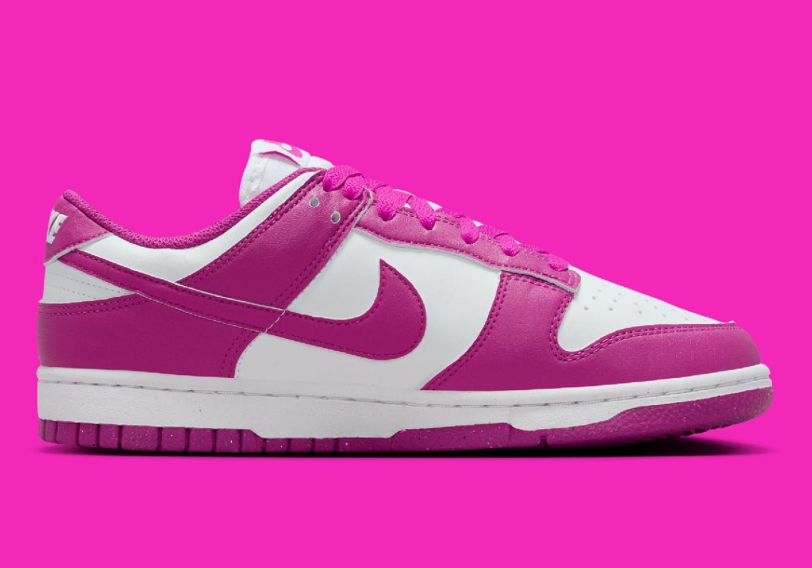 Women’s Nike Dunk Low Next Nature Hot Fuchsia Pink White DD1873-110