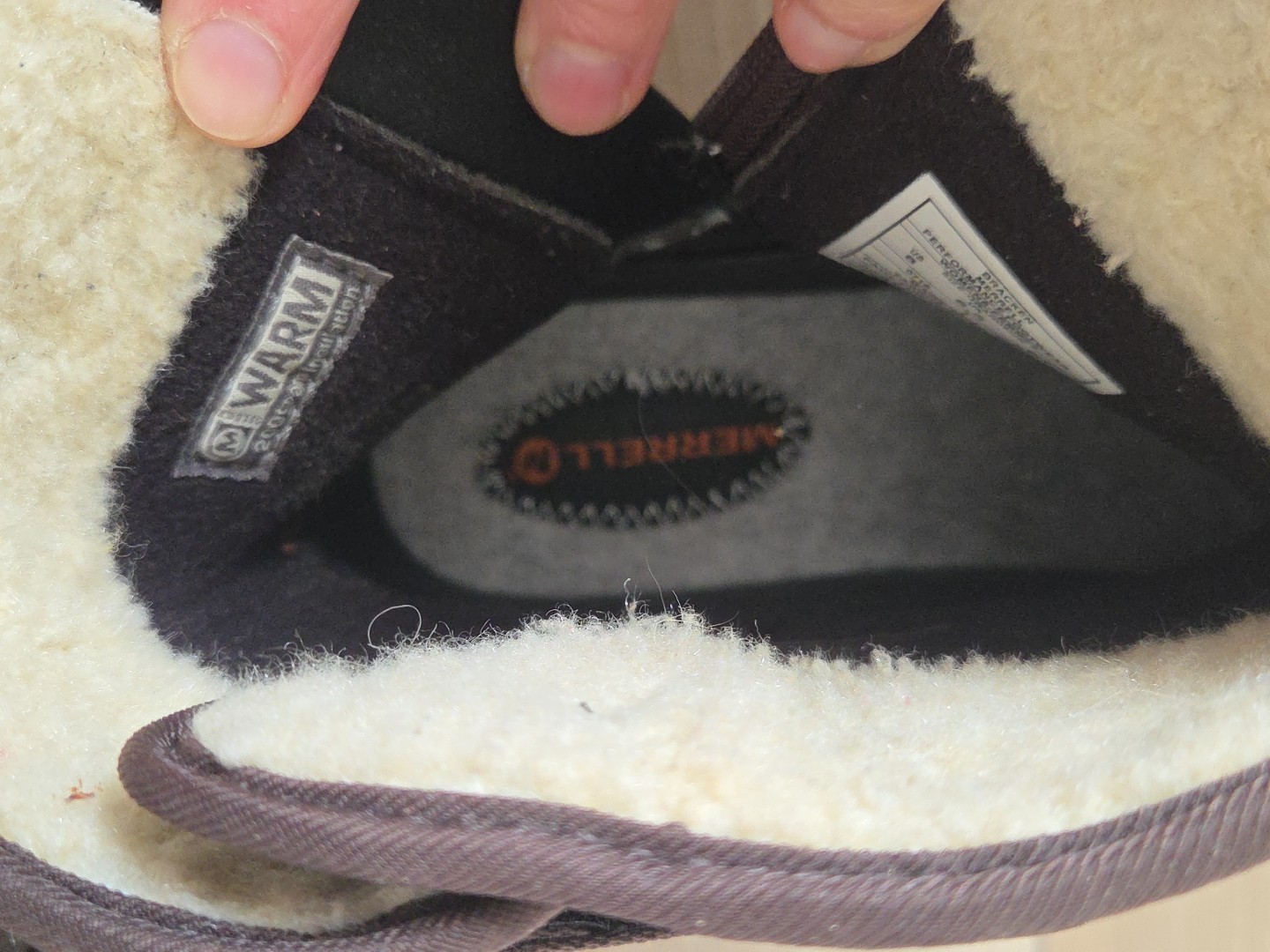 Merrell Murren Strap Warm Waterproof Winter Ankle Boots Pewter Women’s Size 8