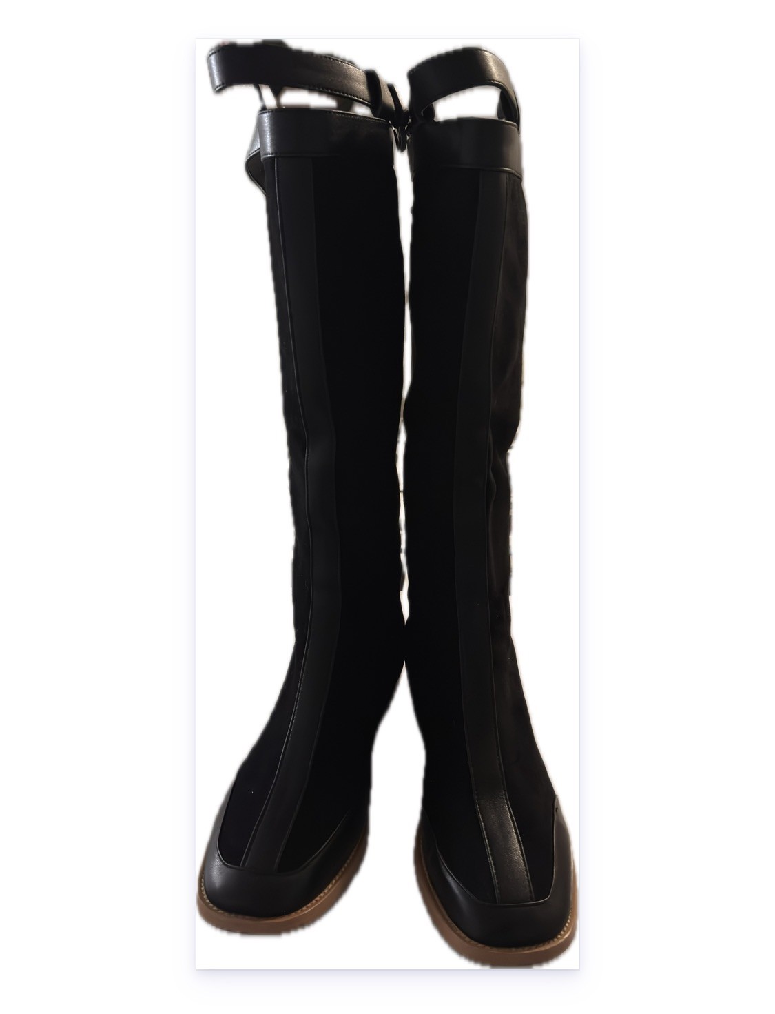 Black boots NORI Women’s Knee-High Boots leather and suede size 9,5