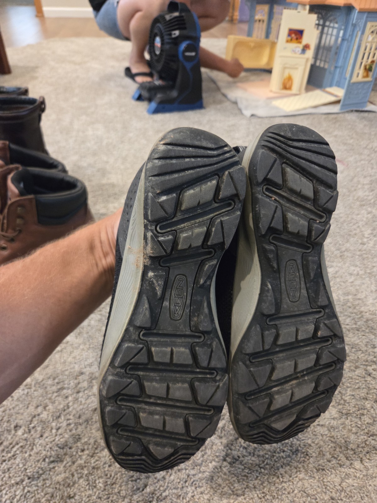 KEEN Women’s Terradora Speed Hiking Shoes Black/Drizzle sz 9 US