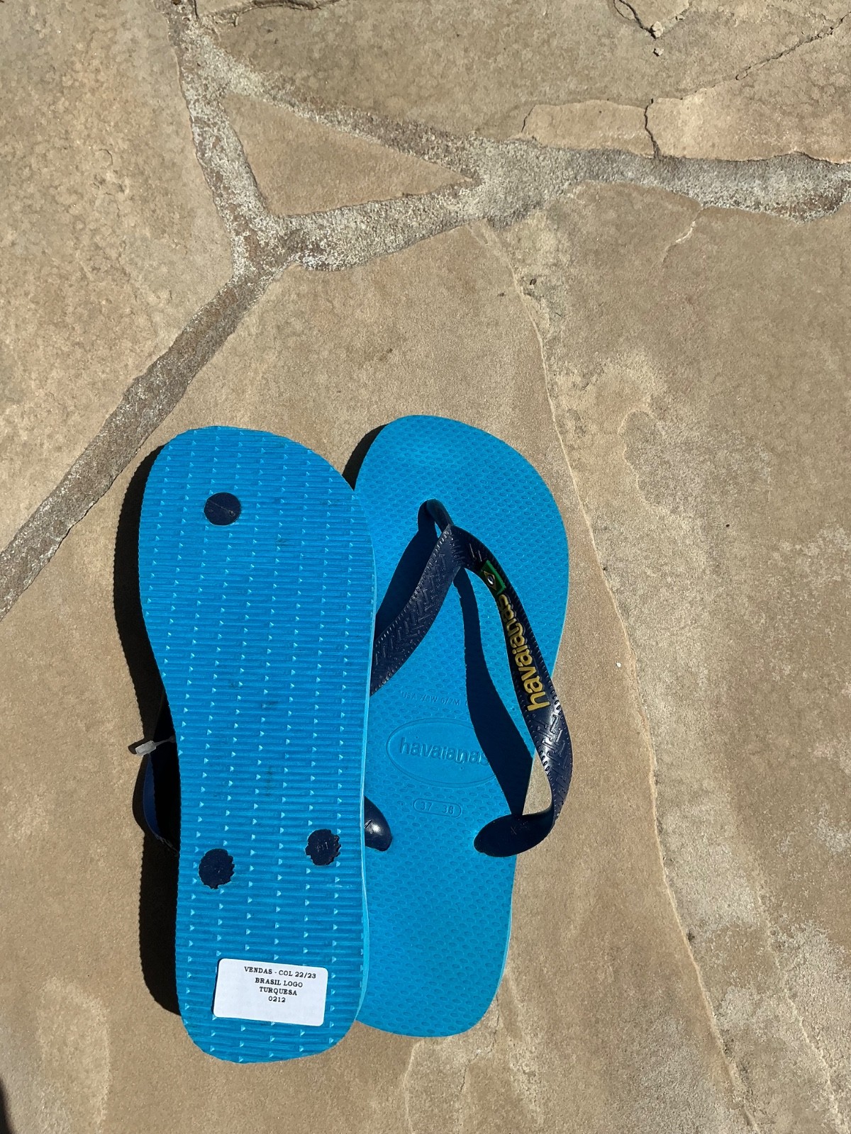 Havaianas Brazil logo flip-flops unisex 7/8W 6/7M
