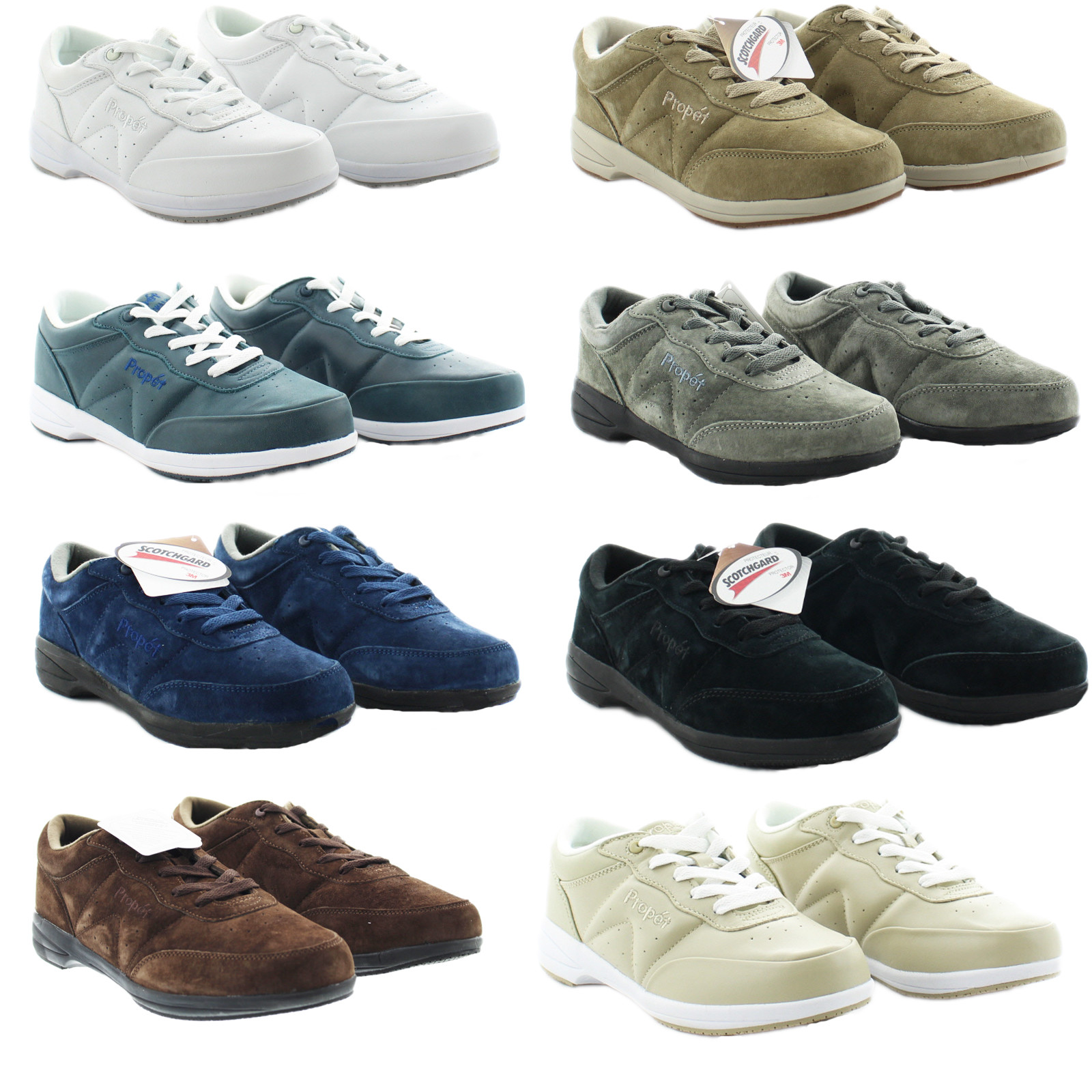 Propet W3840 Womens Washable Walker Leather Comfort Walking Shoe