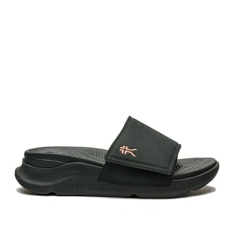 BRAND NEW Kuru MOMENT Women’s Slide Jet Black-Peach Sherbet