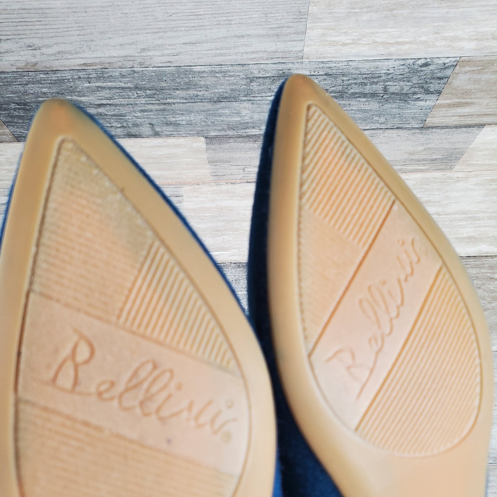 Bellini Ferris Womens Casual Flat Sz 10 M Blue Multi Wool Slip On Pointed Toe