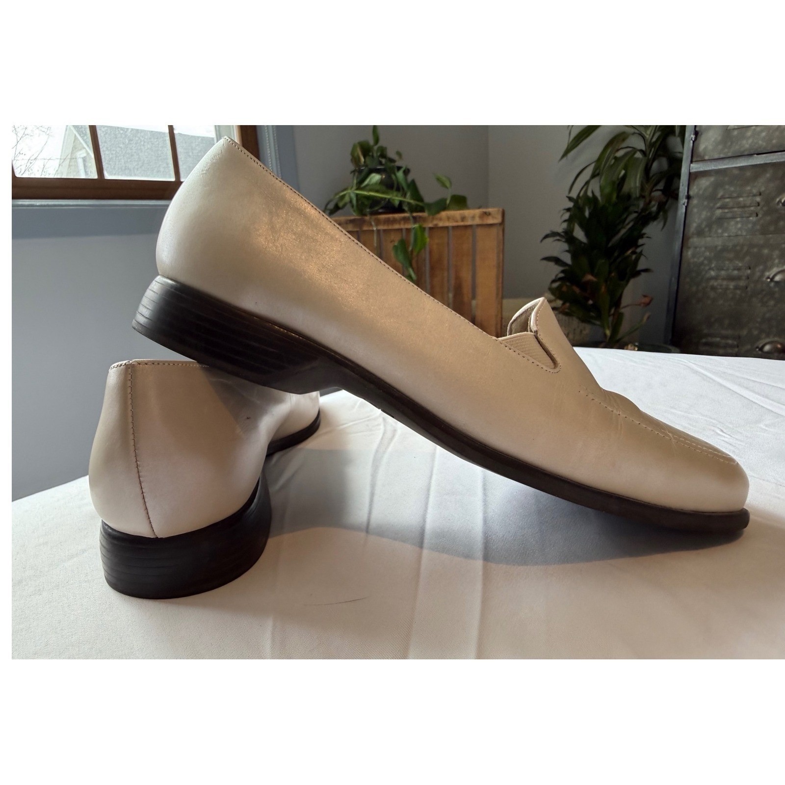 Champagne Closet Capsule Metallic Leather Loafers Quiet Luxury Cottagecore Basic