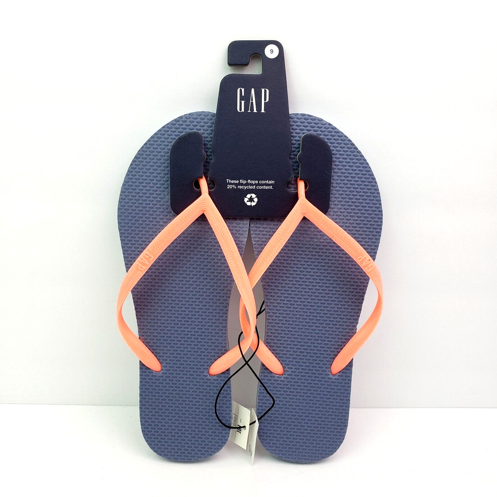 GAP Eva Womens Size 9 Elite Blue Slip On Casual Simple Flip Flop Sandals