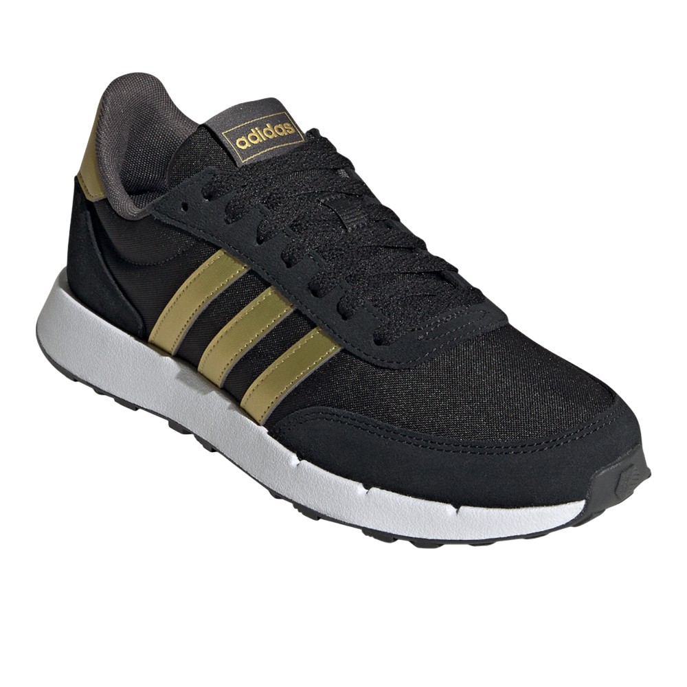 adidas Run 60S 2.0 Lace Up Womens Black Sneakers Casual Shoes GX1714